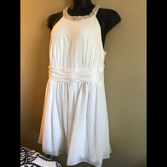 white party dress size 18